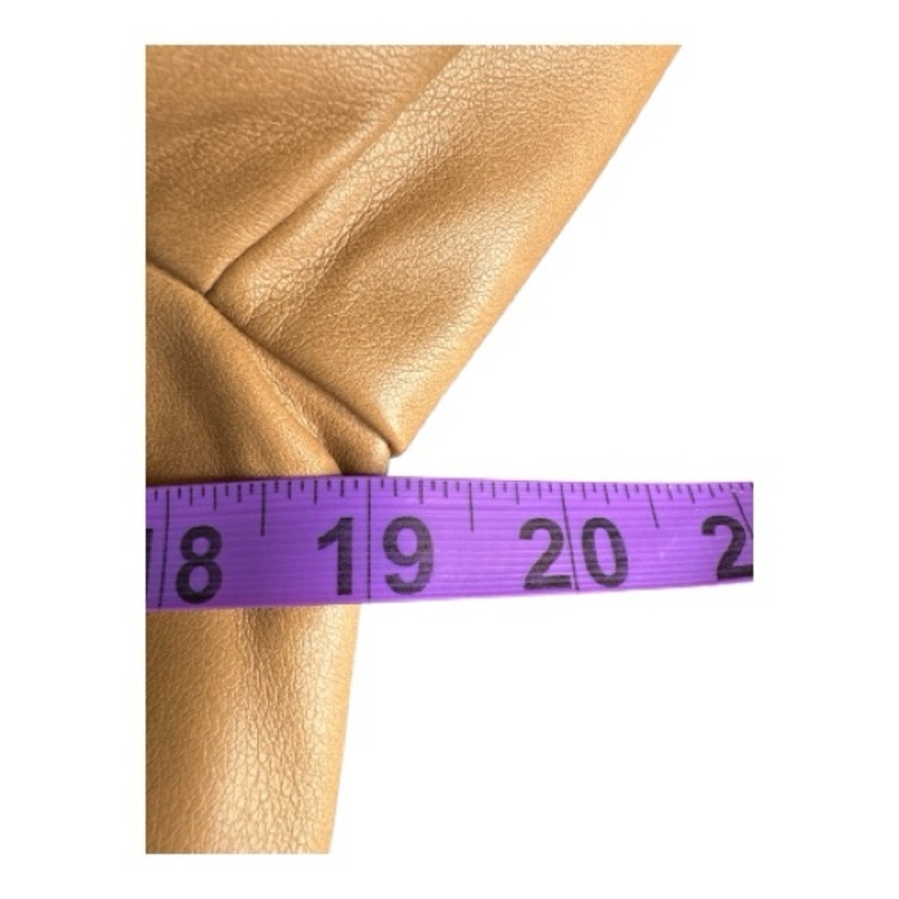 AVEC LES FILLES Vegan Leather Trench Coat, Size S. - Picture 8 of 10